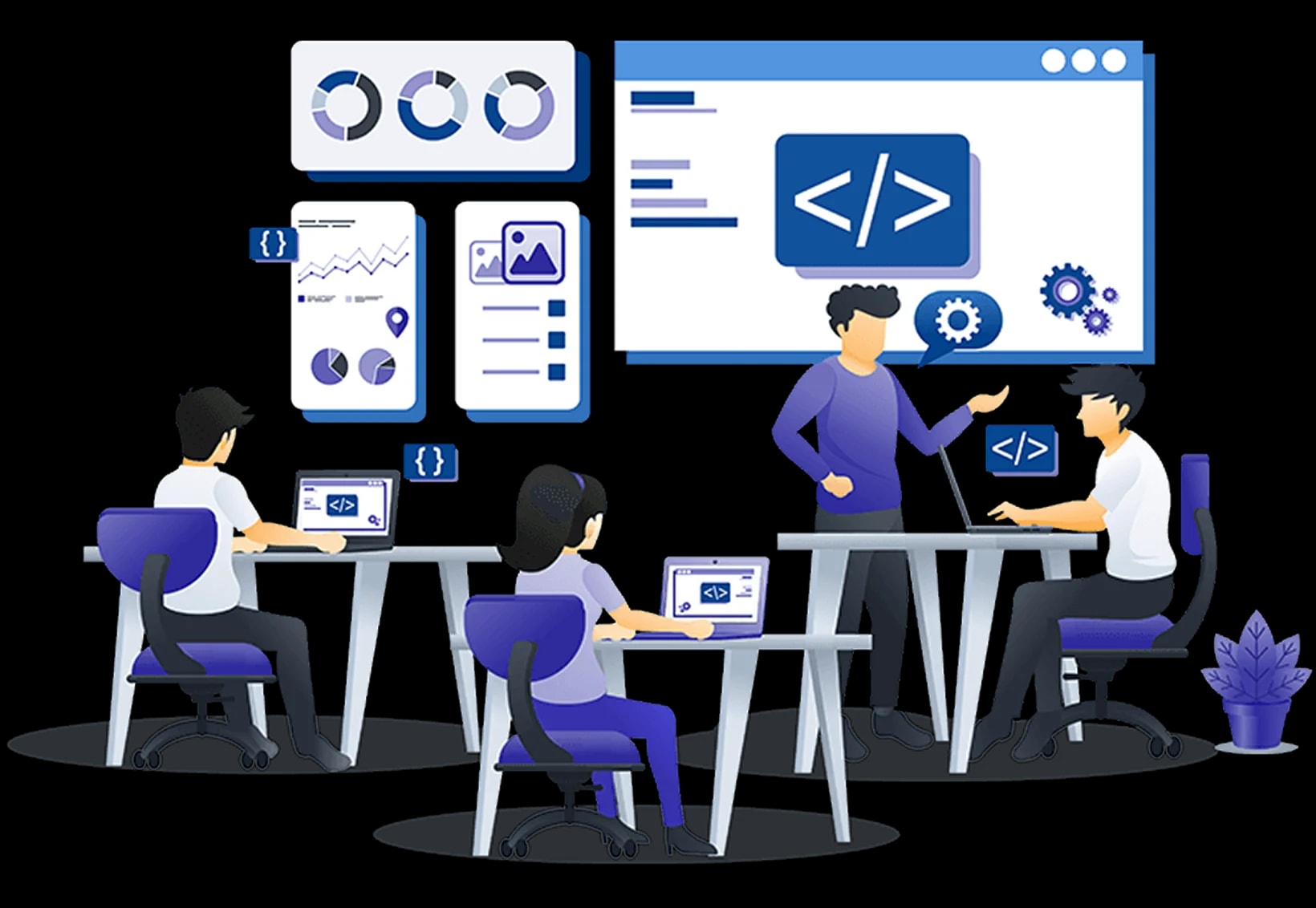 Software Developers Illustration