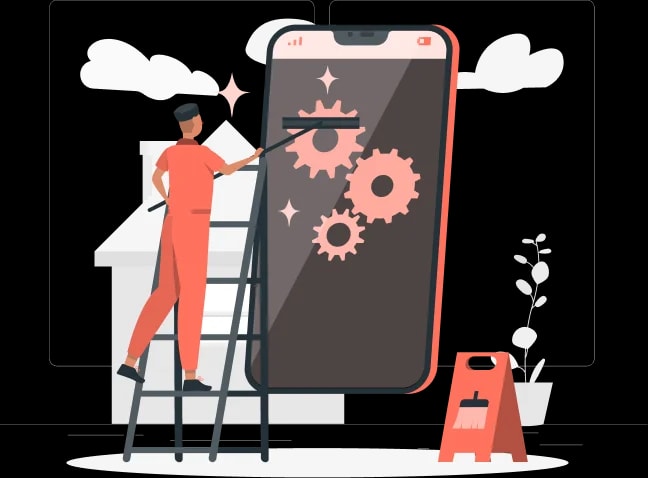 App Maintenance Illustration