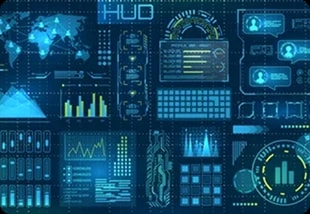 Complicated user interface illustration