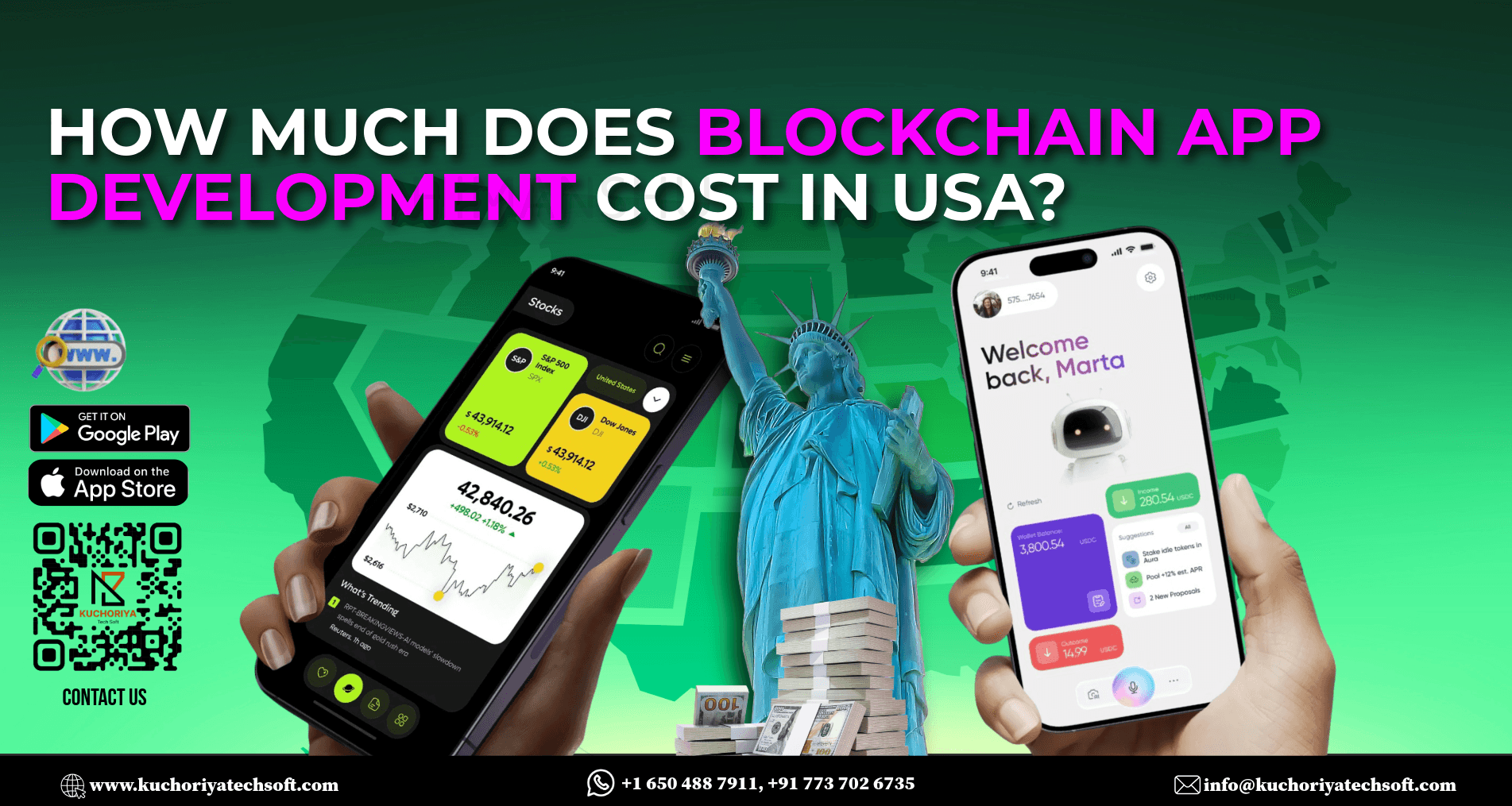 How Much Does Blockchain App Development Cost in the USA?