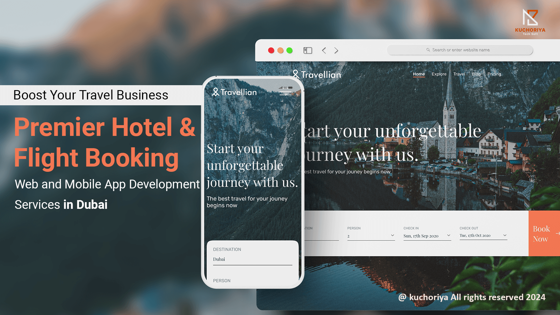 Boost Your Travel Business: Premier Hotel & Flight Booking Web and Mobile App Development Services in Dubai