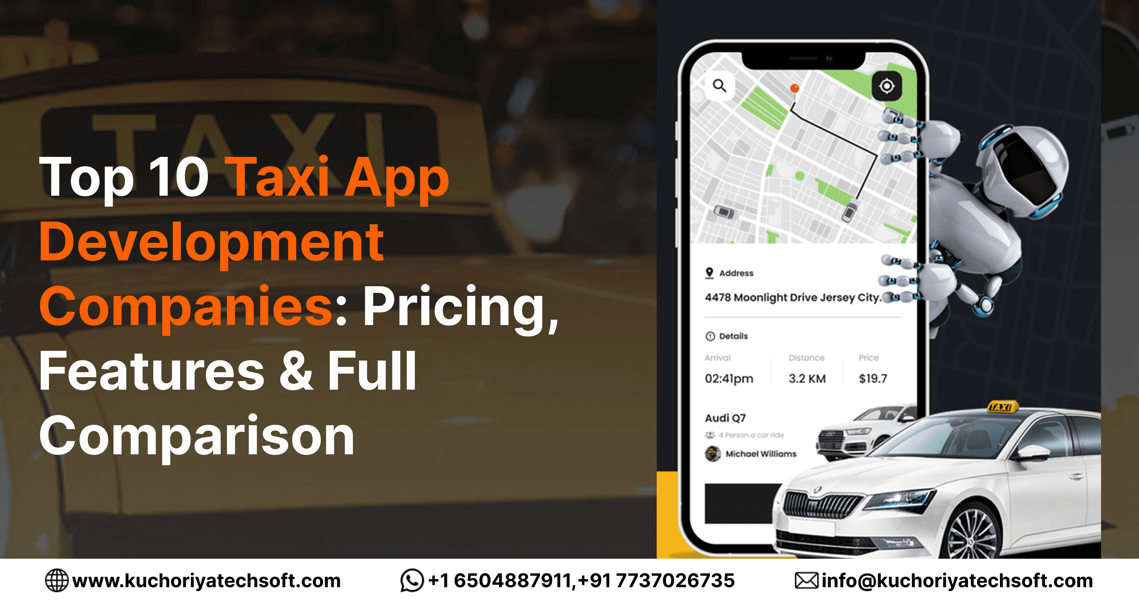 Top 10 Taxi App Development Companies in 2025-2026: Pricing, Features & Full Comparison