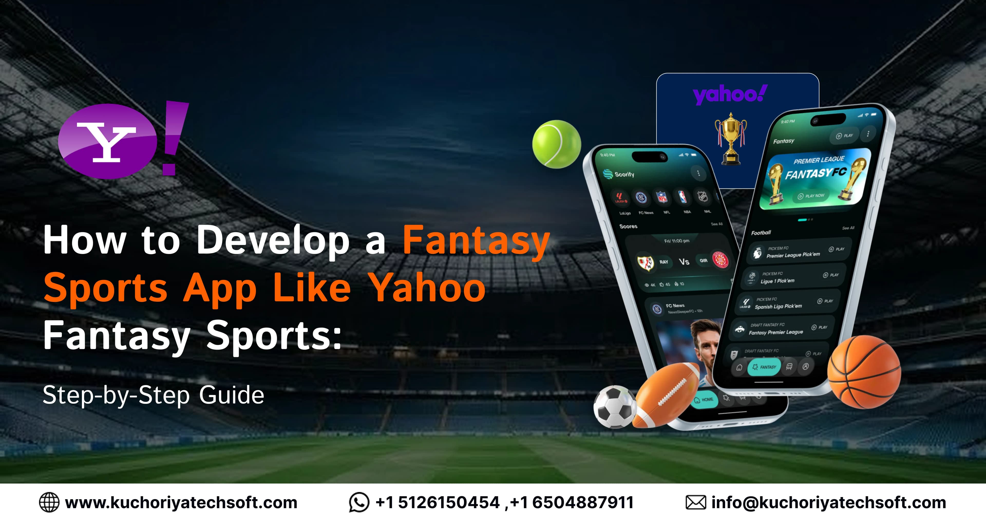 How to Develop a Fantasy Sports App Like Yahoo Fantasy Sports: Step-by-Step Guide