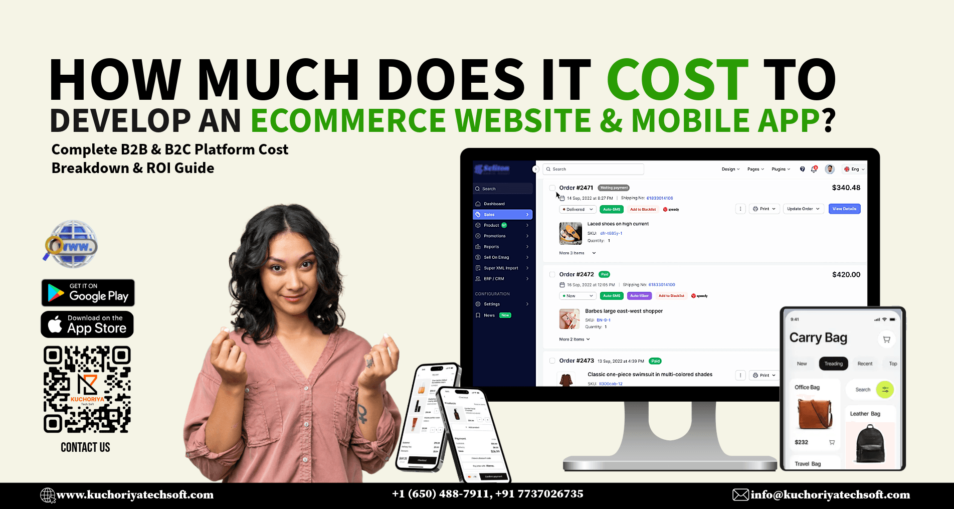 How Much Does It Cost to Develop an eCommerce Website and Mobile App? | Complete B2B and B2C Platform Cost Breakdown and ROI Guide