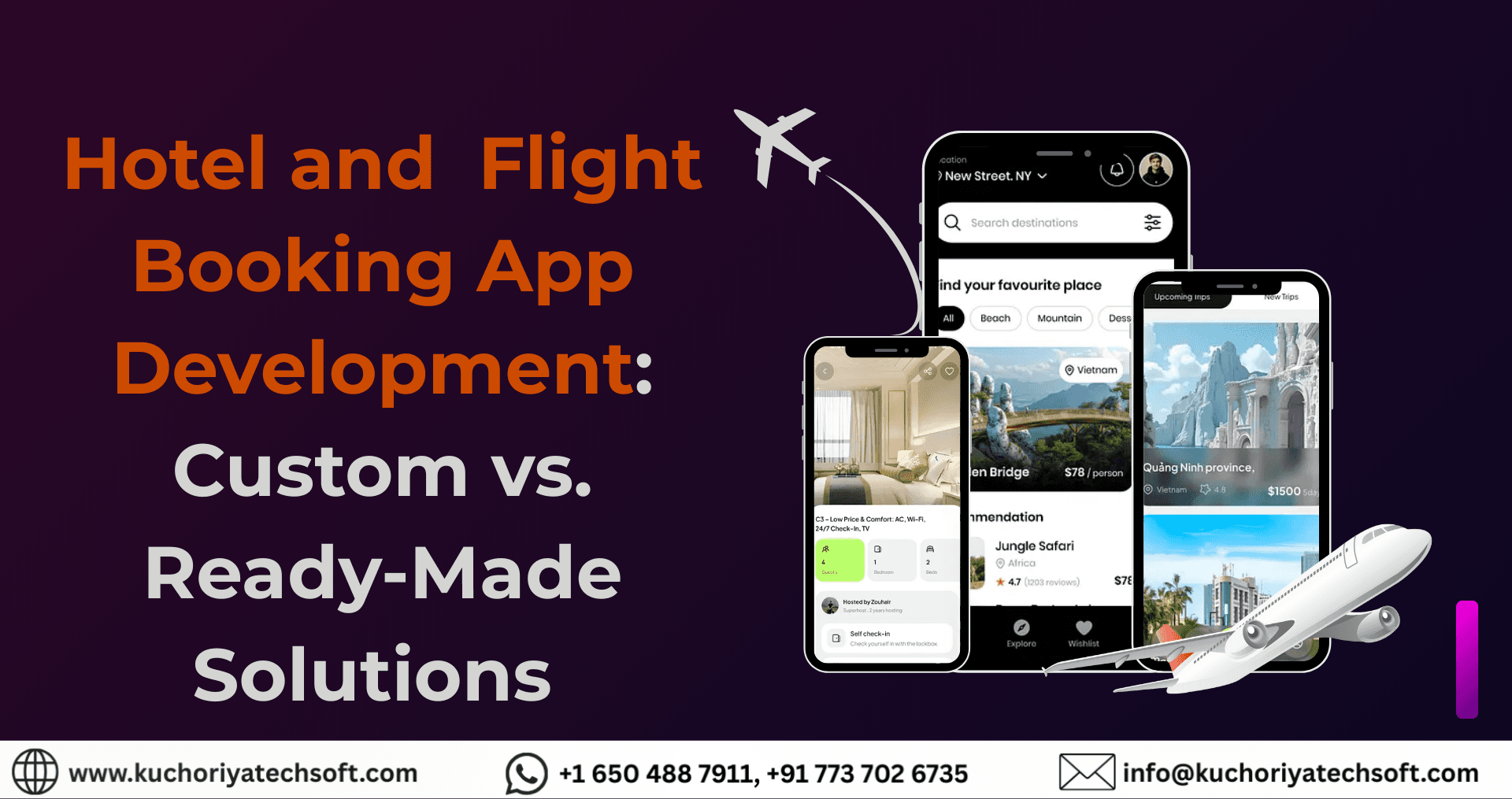 Hotel and Flight Booking App Development: Custom vs. Ready-Made Solutions