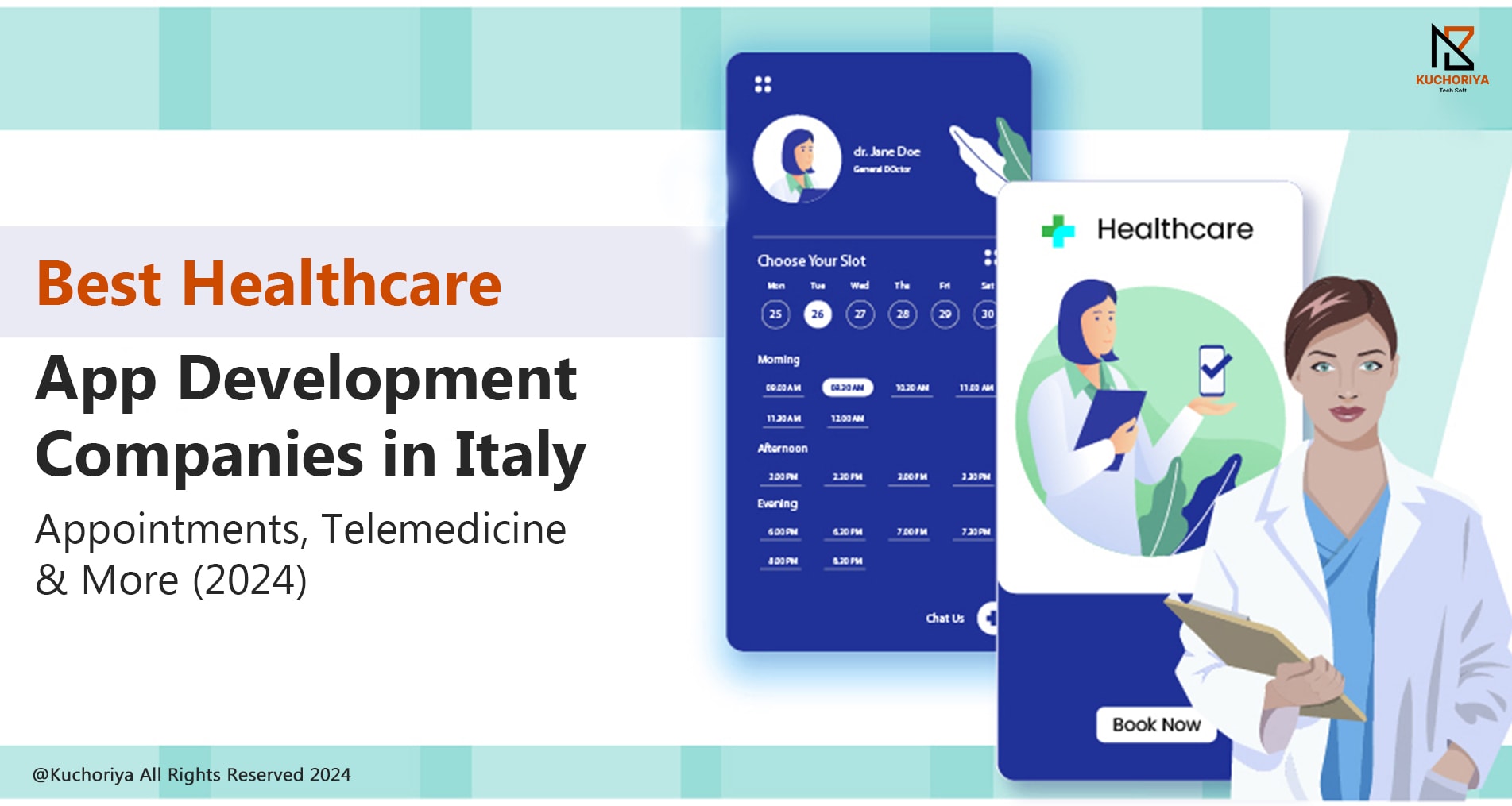 Best Healthcare App Development Companies in Italy: Appointments, Telemedicine & More (2025-26)