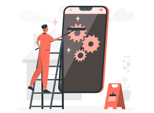 App Maintenance Illustration